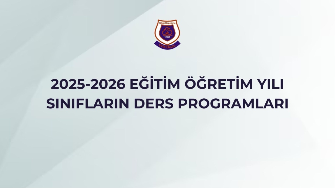 2025-2026 Eğitim Öğretim Yılı Ders Programları